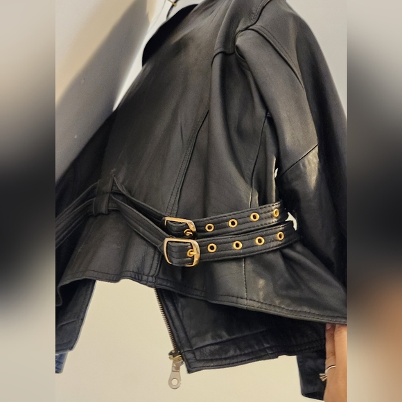 Siena Studio Women's Classic Black Leather Jacket - Picture 3 of 11